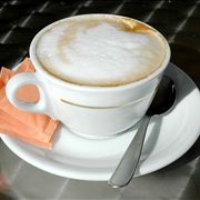 Picture Of Cappuccino In White Cup
