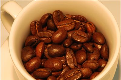 Picture Of Coffee Beans In Cup