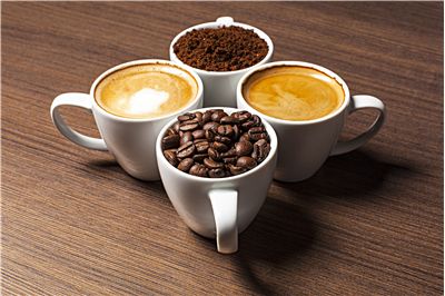 Picture Of Four Cups Of Coffee