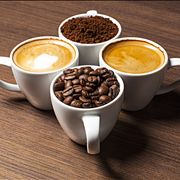 Picture Of Four Cups Of Coffee