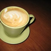Picture Of Green Cup Of Coffee