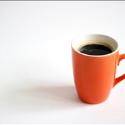 Picture Of Orange Cup Of Coffee