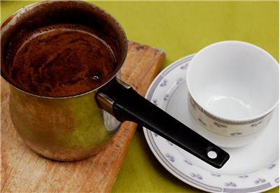 Picture Of Turkish Coffee And A Mug